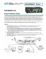 Network Technologies Incorporated ENVIROMUX-2D Quick Installation Manual preview