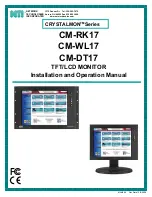 Предварительный просмотр 1 страницы Network Technologies CRYSTALMON CM-DT17 Installation And Operation Manual