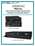 Предварительный просмотр 1 страницы Network Technologies ENVIROMUX IPDU-Sx Installation And Operation Manual