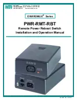 Предварительный просмотр 1 страницы Network Technologies ENVIROMUX PWR-RMT-RBT Installation And Operation Manual