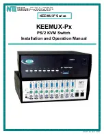 Предварительный просмотр 1 страницы Network Technologies KEEMUX P12 Installation And Operation Manual