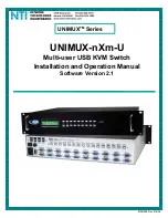 Network Technologies KVM Switch Installation And Operation Manual preview