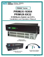 Network Technologies PRIMUX-16X64 Installation And Operation Manual предпросмотр