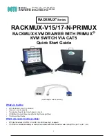 Network Technologies RACKMUX-V15 Quick Start Manual preview