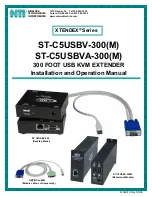 Network Technologies ST-C5USBV-300 Installation And Operation Manual preview