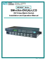 Network Technologies VEEMUX SM-nXm-DVI-LCD Installation And Operation Manual предпросмотр