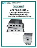 Network Technologies VOPEX-C5HDMI-4 Installation And Operation Manual preview