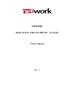 Предварительный просмотр 1 страницы network SDI0106Q Product Manual