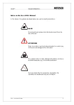 Preview for 4 page of NETZSCH LFA 447 Nanoflash Operating Instructions Manual