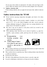 Preview for 4 page of NEU MASTER N3140 Instruction Manual