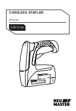 Preview for 1 page of NEU MASTER NTC0120 User Manual