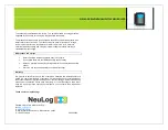 Предварительный просмотр 4 страницы NeuLog NUL-207 Manual