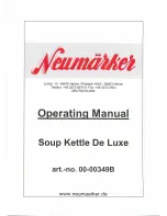 Preview for 1 page of Neumaerker 00-00349B Operating Manual