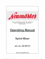 Preview for 1 page of Neumaerker 05-50710 Operating Manual