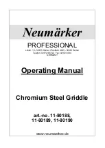 Neumaerker 11-80188 Operating Manual preview
