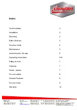 Preview for 3 page of Neumaerker 12-40600DT Operating Manual