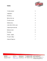 Preview for 2 page of Neumaerker 12-40710DT Operating Manual