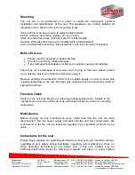 Preview for 4 page of Neumaerker 12-40710DT Operating Manual