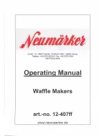 Предварительный просмотр 1 страницы Neumaerker 12-407ff Operating Manual