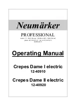 Neumaerker Crepes Dame I Operating Manual preview