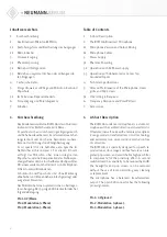 Предварительный просмотр 2 страницы Neumann.Berlin BCM104 Operating Manual