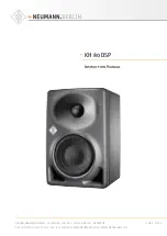 Neumann.Berlin KH 80 DSP Instruction Manual предпросмотр