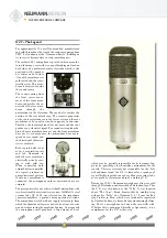 Предварительный просмотр 1 страницы Neumann.Berlin U 47 Brochure