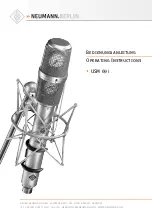 Предварительный просмотр 1 страницы Neumann.Berlin USM 69 i Operating Instructions Manual