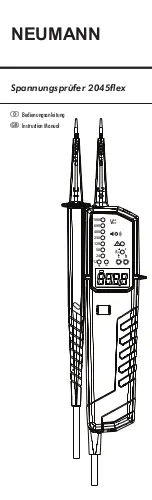 Предварительный просмотр 1 страницы Neumann 2045flex Instruction Manual