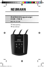 Preview for 1 page of Neumann 8180 B Instruction Manual