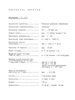 Предварительный просмотр 7 страницы Neumann KM 64 Specifications