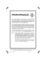 Preview for 1 page of Neumann PA 100 Specification Sheet