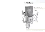 Neumann TLM 103 Stereo Operating Instructions Manual предпросмотр