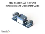 NeuraLabel 600e Installation And Quick Start Manual preview