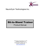 NeuroGym Technologies Sit-to-Stand Product Manual preview