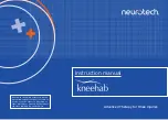 Предварительный просмотр 1 страницы Neurotech kneehab Instruction Manual