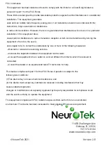 Предварительный просмотр 16 страницы NeuroTek ATAC-1 Quick Start Manual