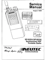 Preview for 1 page of Neutec SP-602H Service Manual