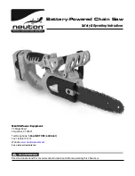 Neuton Battery-Powered Chain Saw Safety & Operating Instructions Manual preview