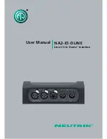 NEUTRIK NA2-IO-DLINE User Manual preview