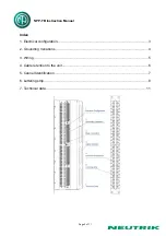 Предварительный просмотр 2 страницы NEUTRIK NPP-TB Instruction Manual