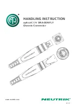 NEUTRIK opticalCON DRAGONFLY Handling Instructions preview