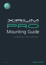 NEUTRIK xirium pro Mounting Manual preview