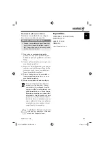 Предварительный просмотр 12 страницы Nevadent 115742 Operating Instructions Manual