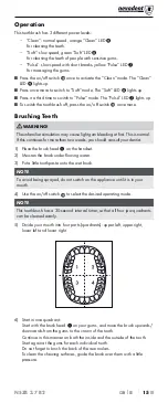 Предварительный просмотр 18 страницы Nevadent 290415 Operating Instructions Manual