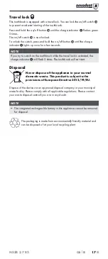 Предварительный просмотр 20 страницы Nevadent 290415 Operating Instructions Manual