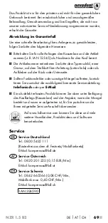 Preview for 72 page of Nevadent 306590 Operating Instructions Manual