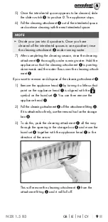 Предварительный просмотр 12 страницы Nevadent 324436 Operating Instructions Manual