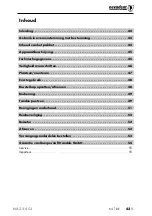 Предварительный просмотр 46 страницы Nevadent NAZ 2.4 C3 Operating Instructions Manual