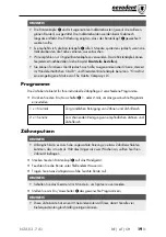 Preview for 22 page of Nevadent NZAE 3.7 A1 Operating Instructions Manual